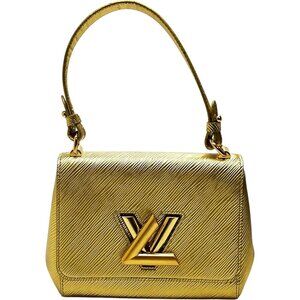 (S6) Louis Vuitton Hand Bag Twist PM Gold Epi Leather